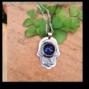 Hamsa S/S 925 Lapis Lazuli